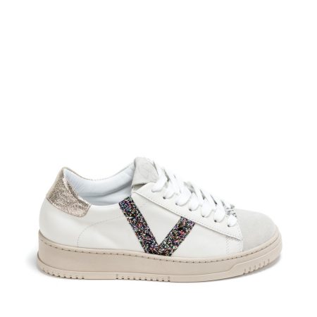 Alternative view of Ženske kožne plitke patike Silkers-1140 bele ravne