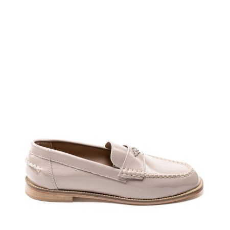 Alternative view of Ženske kožne plitke cipele Silko-Amara16 sive ravne