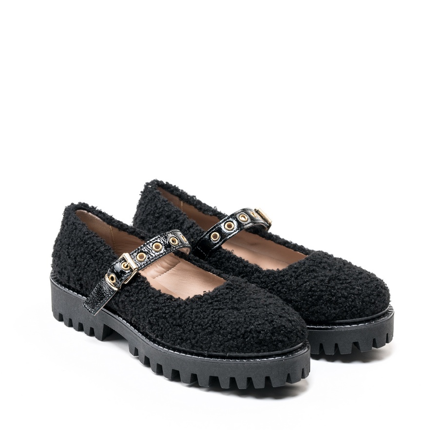 Ženske plitke cipele Silko-Rp00140 crne ravne 6 16008 silko rp00140 nero 2