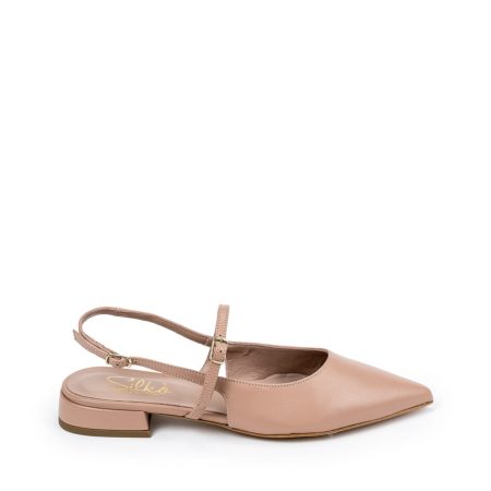 Alternative view of Ženske kožne sandale Silko-LIA11 krem ravne