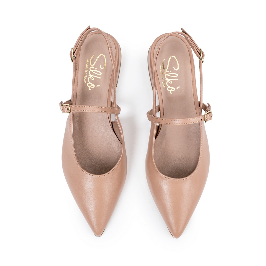 Ženske kožne sandale Silko-LIA11 krem ravne - Kupite odmah na Creator.rs Ženske kožne sandale Silko-LIA11 krem ravne - Slika 3