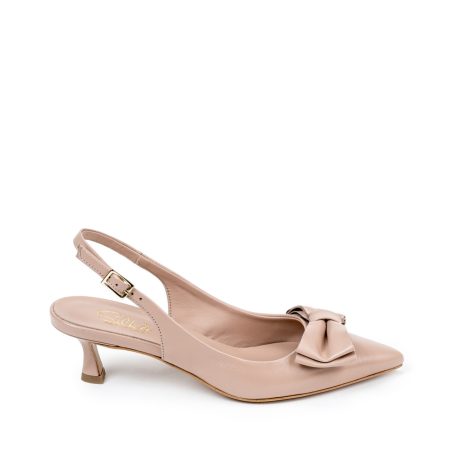 Alternative view of Ženske kožne sandale Silko-FIAMMA27 krem na štiklu