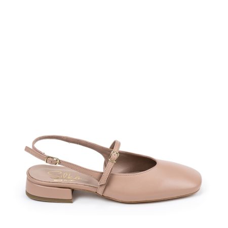 Alternative view of Ženske kožne sandale Silko-MAYA05 krem ravne