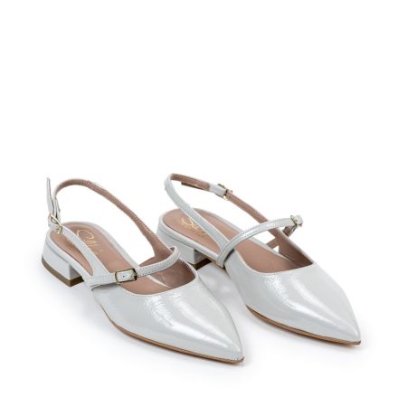 Ženske kožne sandale Silko-LIA11 crne ravne