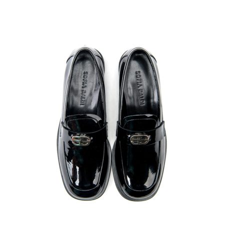 Ženske kožne plitke cipele Sofia-Baldi-2112 crne ravne - Kupite odmah na Creator.rs -