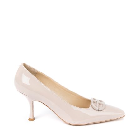 Alternative view of Ženske kožne plitke cipele Sofia-Baldi-94711 krem na štiklu