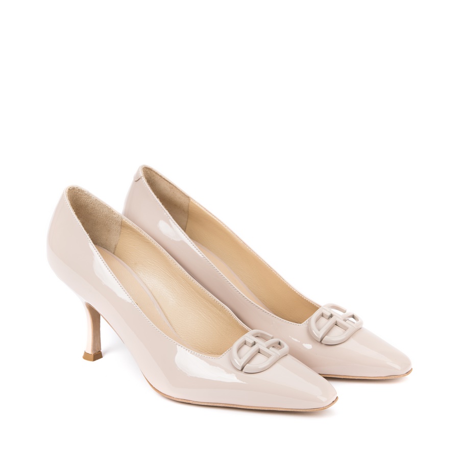 Ženske kožne plitke cipele Sofia-Baldi-94711 krem na štiklu 1 Ženske kožne plitke cipele Sofia-Baldi-94711 krem na štiklu