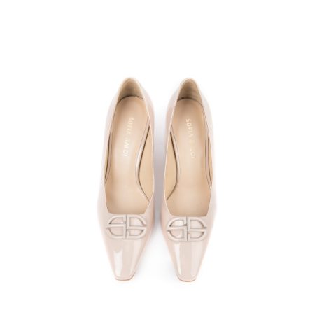 Ženske kožne plitke cipele Sofia-Baldi-94711 krem na štiklu 5 11684 sofia baldi 94711 beige 3