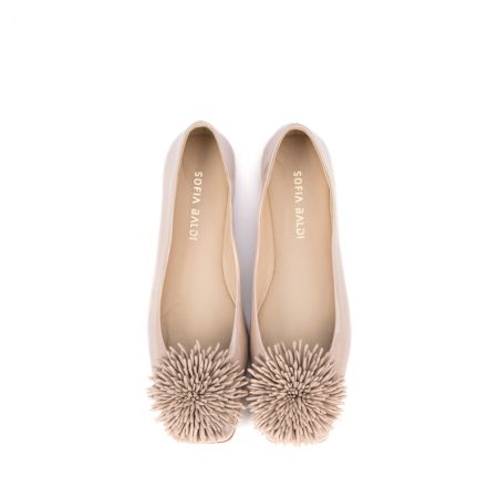 Ženske kožne baletanke Sofia-Baldi-975703 bež ravne 5 11689 sofia baldi 975703 beige 3