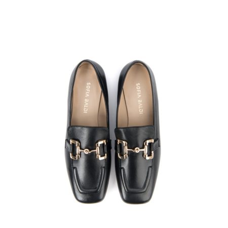 Ženske kožne plitke cipele Sofia-Baldi-85907 crne ravne - Kupite odmah na Creator.rs -