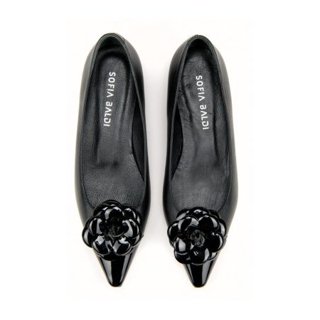 Ženske kožne baletanke Sofia-Baldi-52311 crne ravne 5 14180 sofia baldi 52311 nero 3