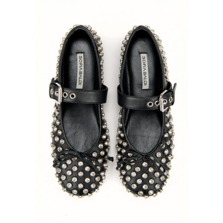 Ženske kožne baletanke Sofia-Baldi-467509 crne ravne 5 14181 sofia baldi 467509 nero 3