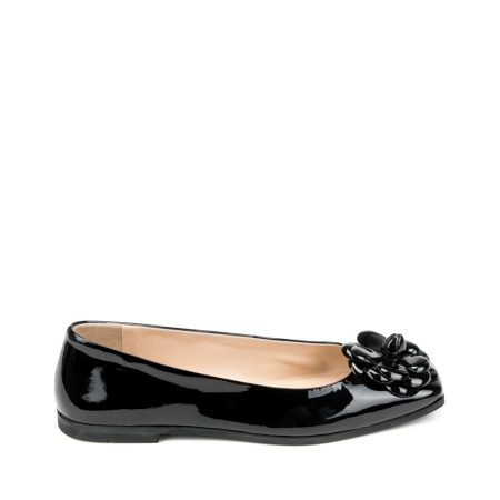 Alternative view of Ženske kožne baletanke Sofia-Baldi-975703 crne ravne