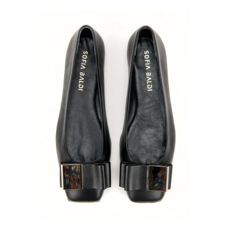 Ženske kožne baletanke Sofia-Baldi-975706 crne ravne 5 14186 sofia baldi 975706 nero 3