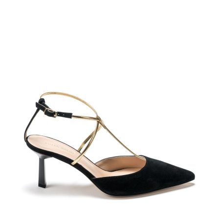 Alternative view of Ženske kožne sandale Sofia-Baldi-459011 crne na štiklu