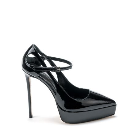 Alternative view of Ženske kožne plitke cipele Sofia-Baldi-9050 crne na štiklu