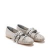 Ženske kožne plitke cipele Sofia-Baldi-07141 sive ravne