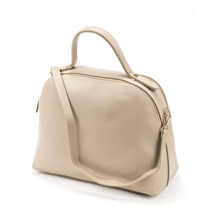 Mala kožna torba / Tasna-3353 krem