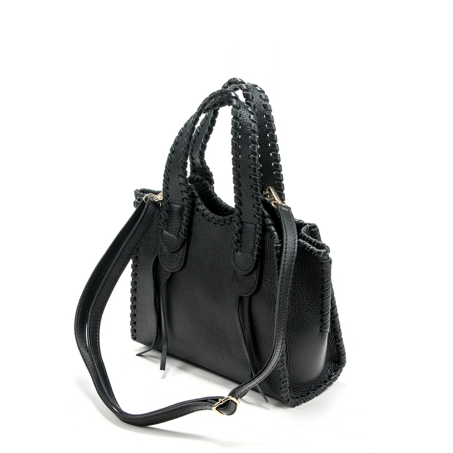 Velika kožna torba / Tasna-55c177 crna 1 Velika kožna torba / Tasna-55c177 crna