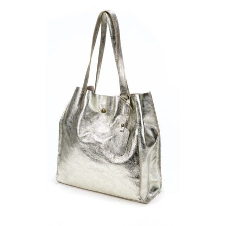 Velika kožna torba / Tasna-668868 zlatna