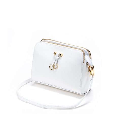 Mala kožna torba / Tasna-55C041 bela