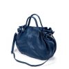 Velika kožna torba / Tasna-55C303 plava