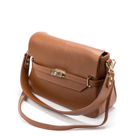 Mala kožna torba / Tasna-3630 svetlo braon
