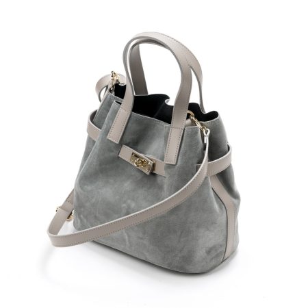 Mala kožna torba / Tasna-3634 siva