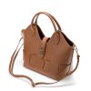 Velika kožna torba / Tasna-3508 svetlo braon