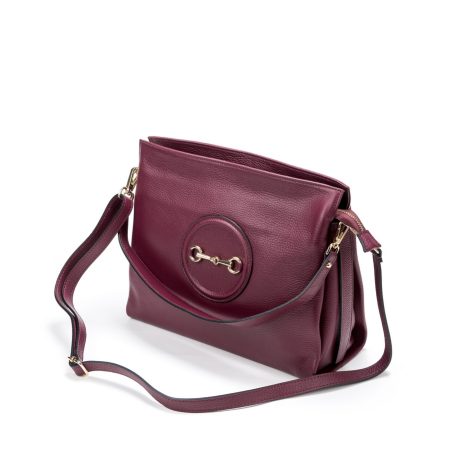 Velika kožna torba / Tasna-3633 bordo