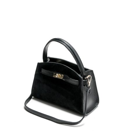 Mala kožna torba / Tasna-55C179 crna