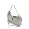 Velika kožna torba / Tasna-3804 siva