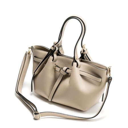 Mala kožna torba / Tasna-3908 krem