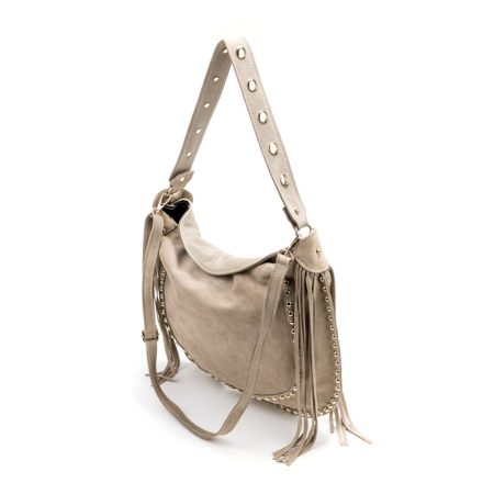 Velika kožna torba / Tasna-55C116 bež