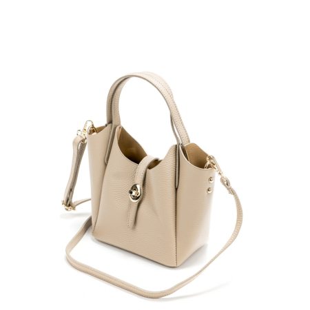 Mala kožna torba / Tasna-3909 krem