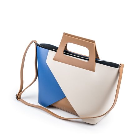 Velika kožna torba / Tasna-3355 plava