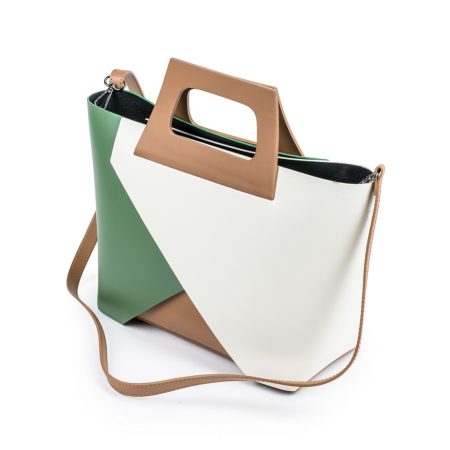 Velika kožna torba / Tasna-3355 zelena