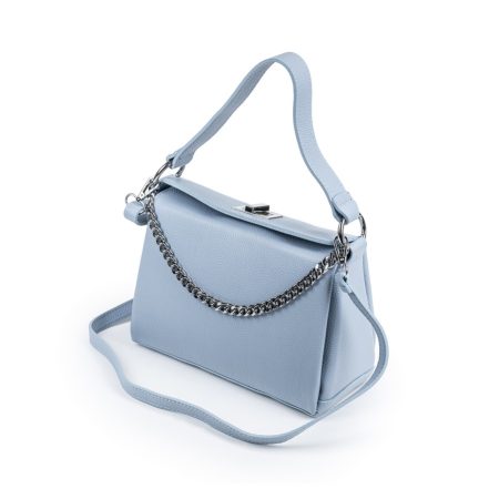 Velika kožna torba / Tasna-3771 svetlo plava