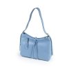 Velika kožna torba / Tasna-3356 svetlo plava