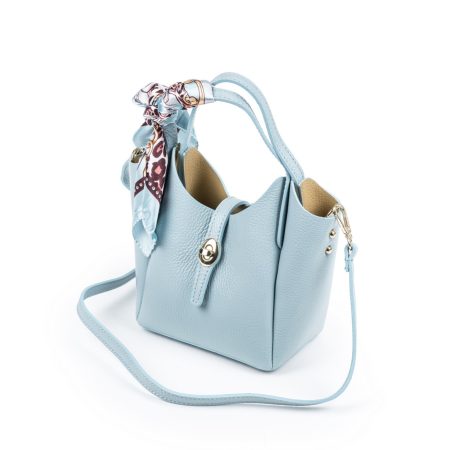 Mala kožna torba / Tasna-3009 svetlo plava