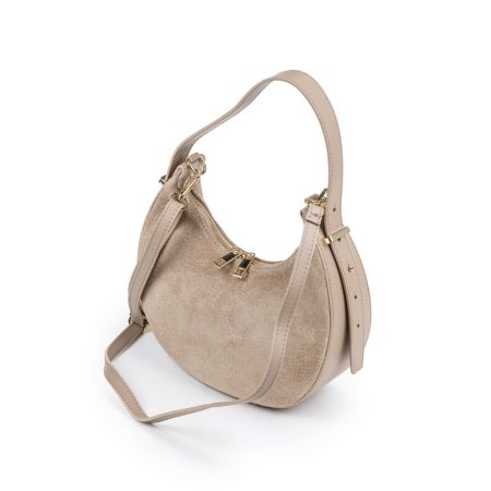 Mala kožna torba / Tasna-55C115 krem