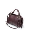 Velika kožna torba / Tasna-3755 bordo