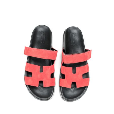 Ženske kožne papuče Pasito-701241 crvene ravne - Kupite odmah na Creator.rs -