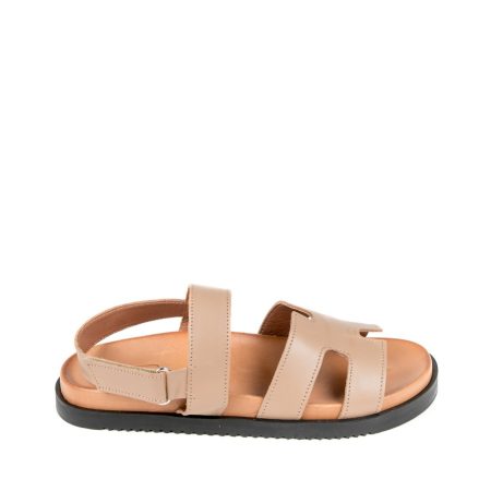 Alternative view of Ženske kožne sandale Pasito-701247 bež ravne