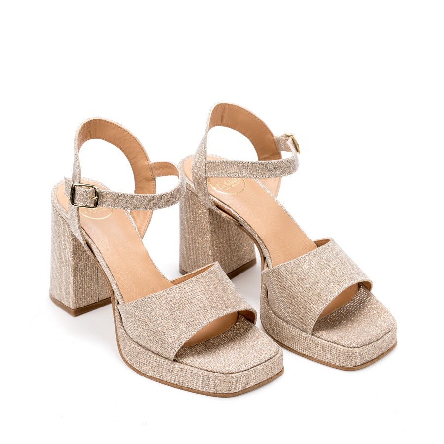 Ženske sandale Velaide-F103 bež na štiklu 1 Ženske sandale Velaide-F103 bež na štiklu