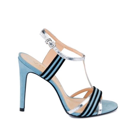 Alternative view of Ženske sandale Vicenza-234030.20 plave na štiklu