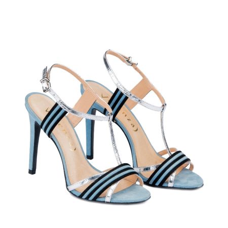 Ženske sandale Vicenza-234030.20 plave na štiklu