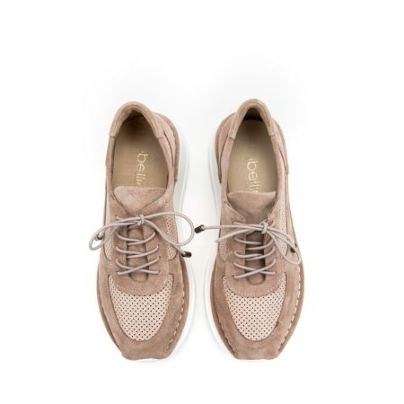 Ženske kožne plitke patike Bellini-26505 bež ravne 5 Creator obuća | Ženska kožna obuća | Ženske kožne patike | Ženske kožne plitke patike | Ženske kožne duboke patike | Sezona proleće leto 2023/2024 | Proleće leto 2023 | Creator |