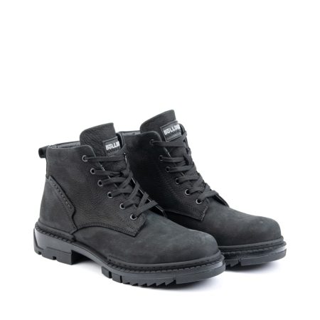 Muške duboke cipele Bulldozer-220073 crne ravne