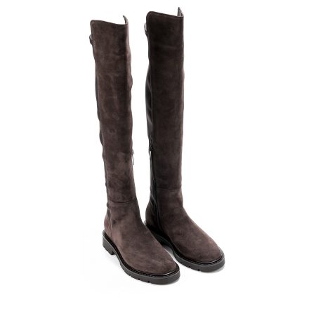 Ženske duboke čizme Carmens-48131 braon ravne